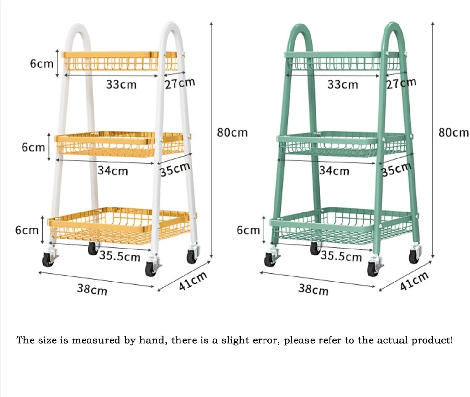 Kitchen Storage Cabinets Kitchen Trapezoidal Rack Floor-to-Ceiling Multi-Layer Trolley Storage Rack Removable Household Items Vegetable Basket Storage Rack Cart Kitchen Shelves
