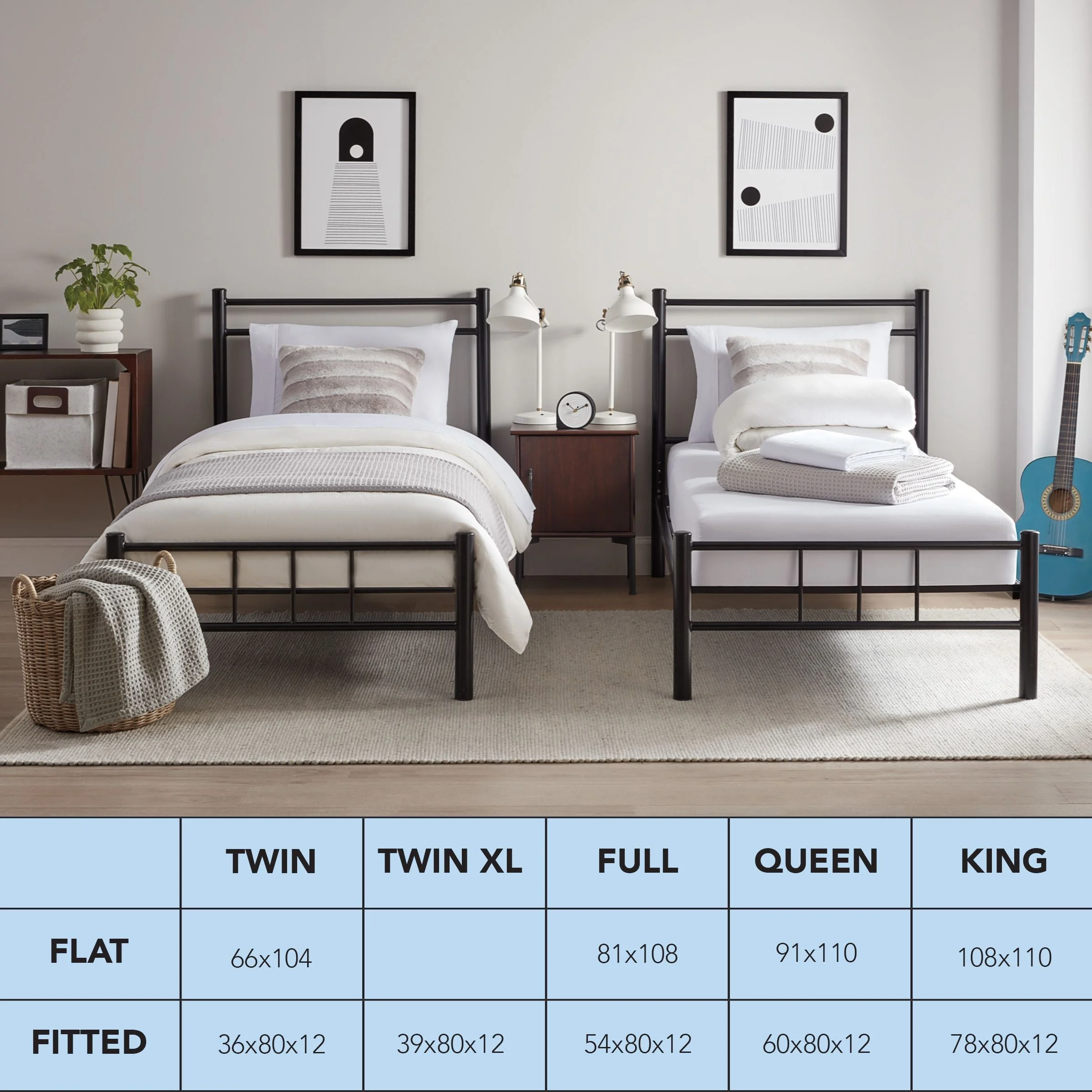 Host & Home Fitted Brushed Microfiber Sheets - Bedding Essentials for House & Rentals - Queen - (6 Pack) White