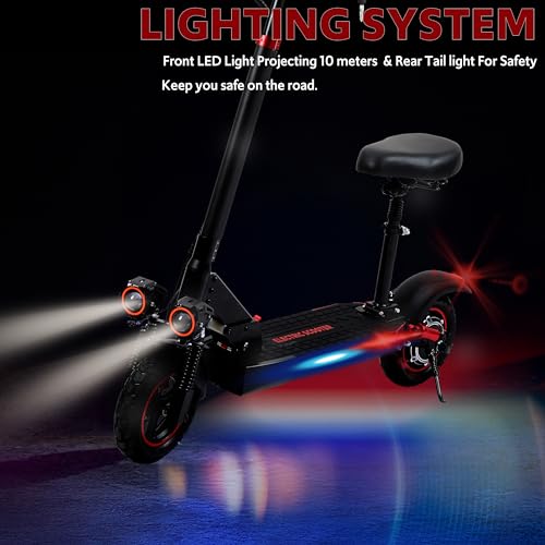 Off Road Electric Scooter Adults, 800/1200W Motor, 48V 15/18/21AH Battery, 11