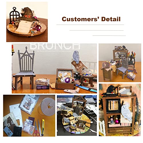 Miniature House kit DIY Miniature Dollhouse kit Mini Doll House Making in Bottle Warm Light/Furniture