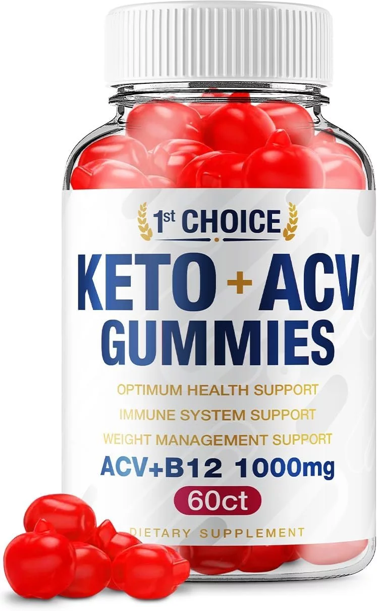 1st Choice Keto ACV Weight Loss Gummies Keto First Choice ACV Advanced Formula Plus Apple Cider Vinegar Keto Gummies Dietary Supplement B12 Beet Root Juice Men Women 60 Gummies