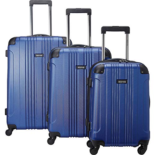 Kenneth Cole REACTION Out of Bounds Lightweight Hardshell 4-Wheel Spinner Luggage, Cobalt Blue, 20-Inch Carry On