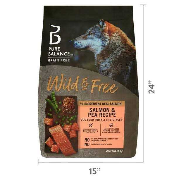 Pure Balance Wild & Free Salmon & Pea Recipe Dry Dog Food - Pet Supplies online store