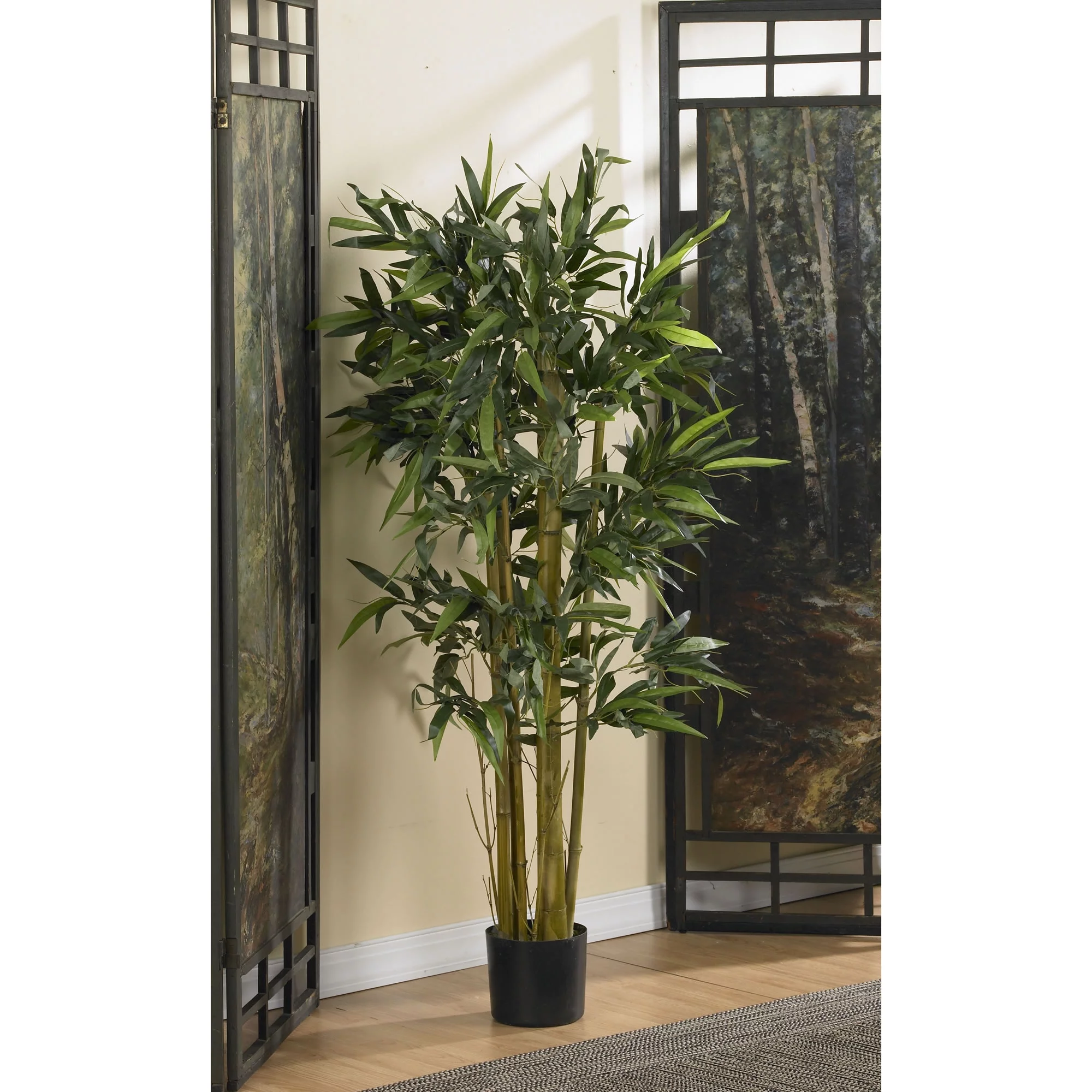 Nearly Natural 4ft. Biggy Bamboo Artificial Tree