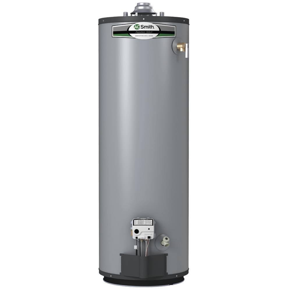 a.o. Smith Signature Select 40-Gallon Tall 9-Year Limited 40000-BTU Natural GAS Water Heater | G9-T4040NVR