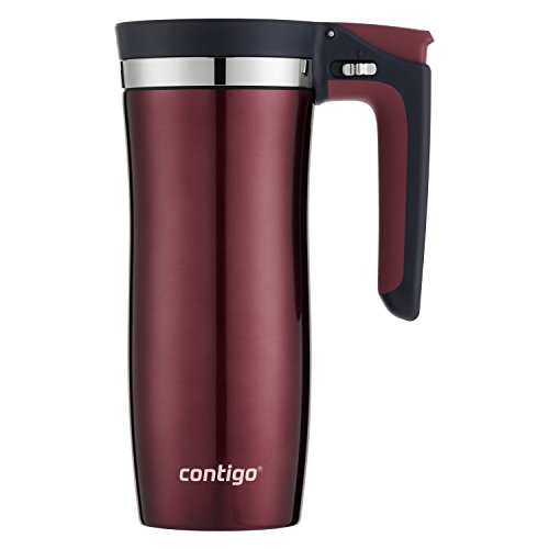 Contigo Handled AUTOSEAL Stainless Steel Travel Mug with Easy-Clean Lid 16 oz.