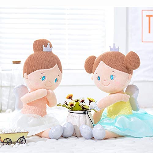 Gloveleya Baby Girl Gift First Baby Doll Plush Doll Print Sunflowers