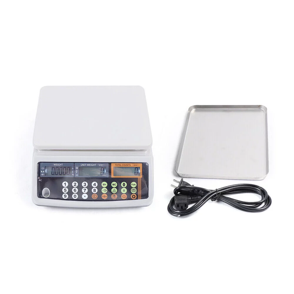 110V Digital Parts Coin Precise Counting Scale Weight Scale with LCD Display Retail