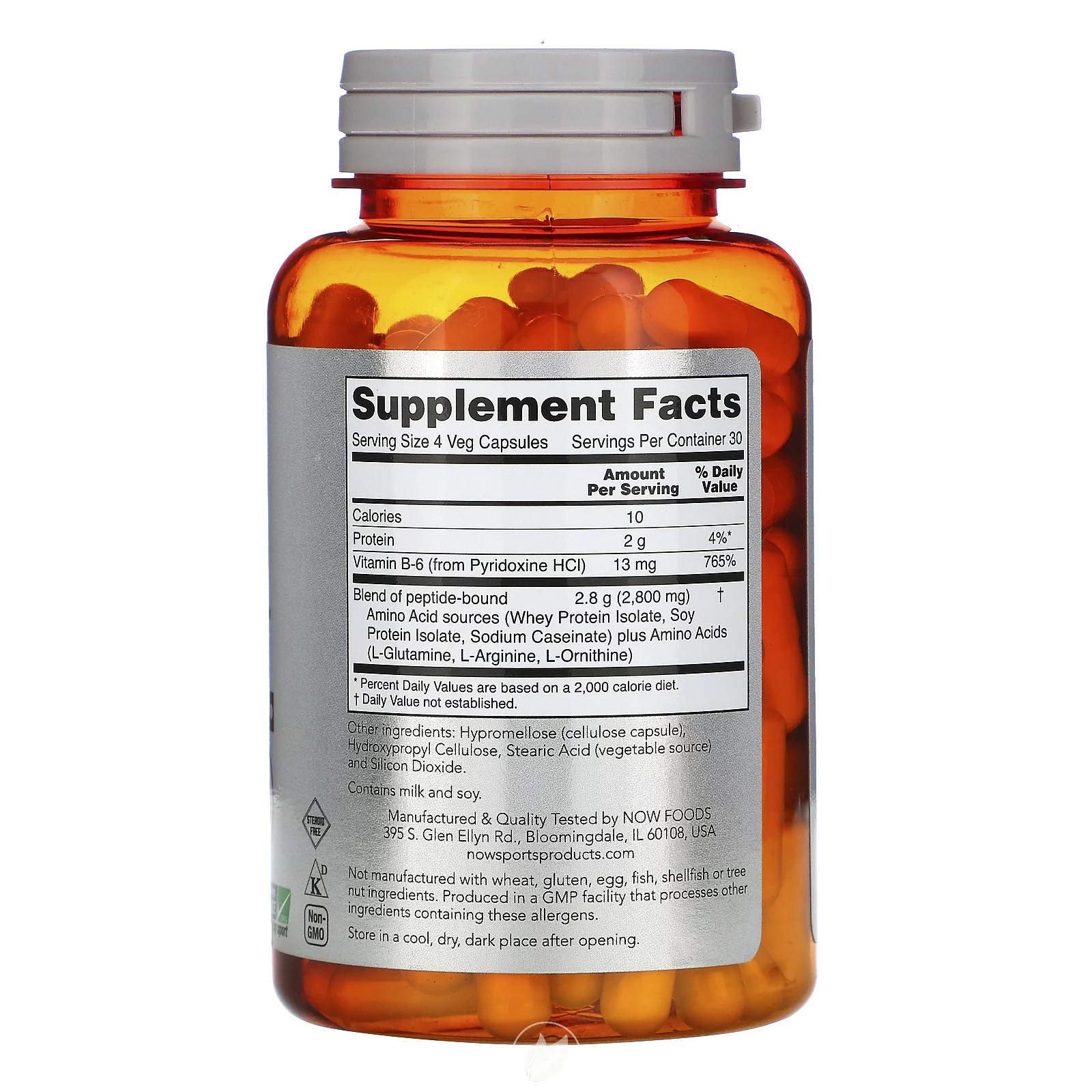 NOW Sports Amino Complete 120 Vcaps