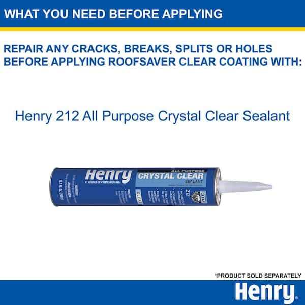 Henry 812 RoofSaver Clear Sealer Shingle Coating 0.90 gal