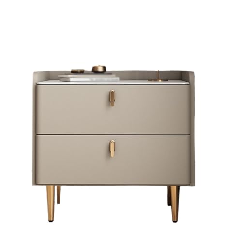 Bedroom Nightstand Home Italian light luxury bedside cabinet, double layer minimalist bedside cabinet, bedroom storage cabinet Living Room Furniture