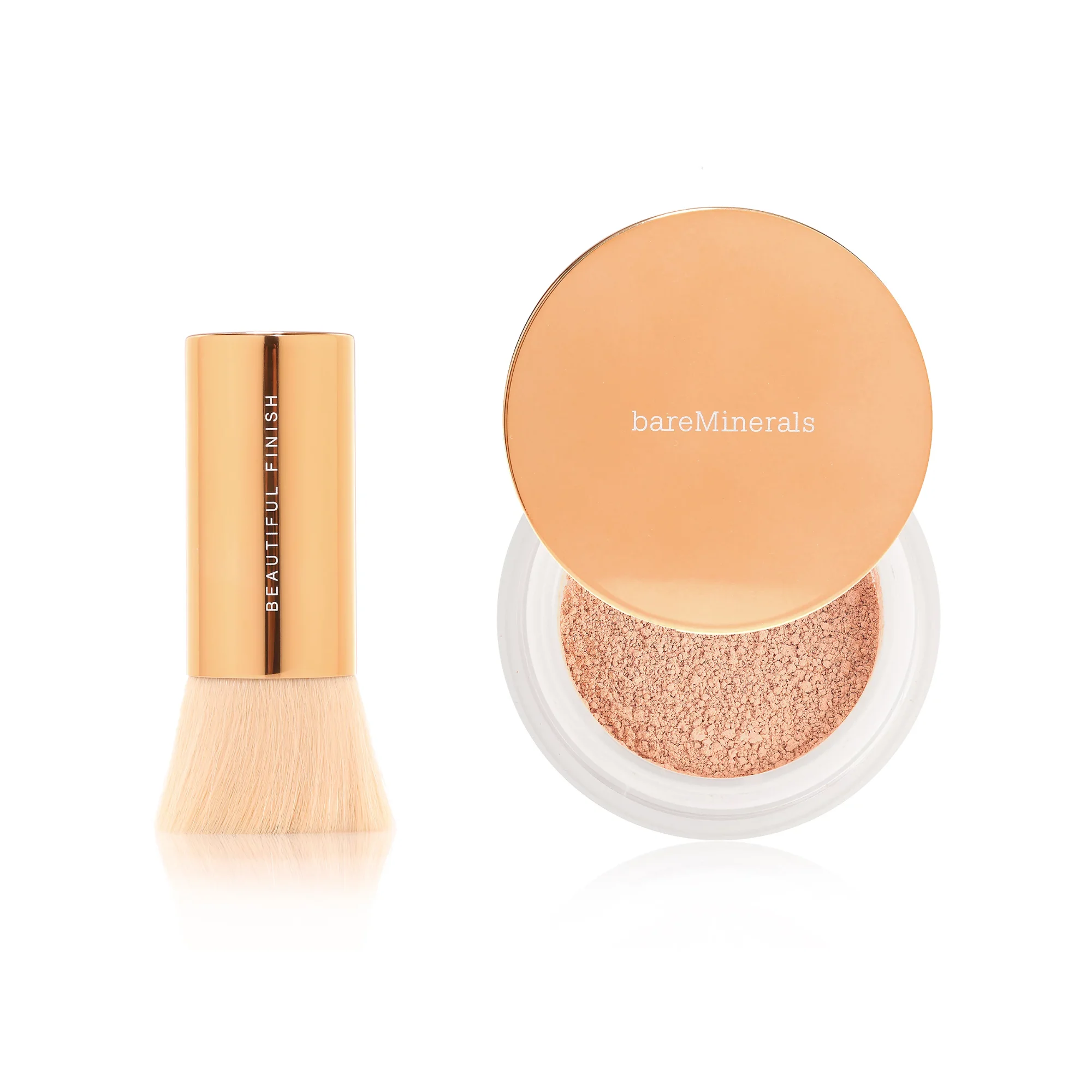 Bare Minerals - Moonlit Magic - Original Foundation 03 fairly light & Beautiful Finish Brush