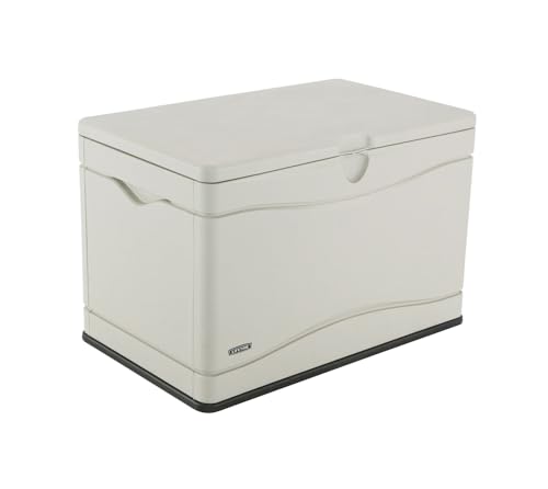Lifetime 60012 Extra Large Deck Box, 130 Gallon, Desert Sand/Brown
