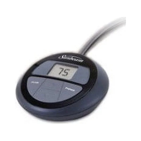 Sunbeam Channeled MicroPlush Electric Heated Blanket King Garnet