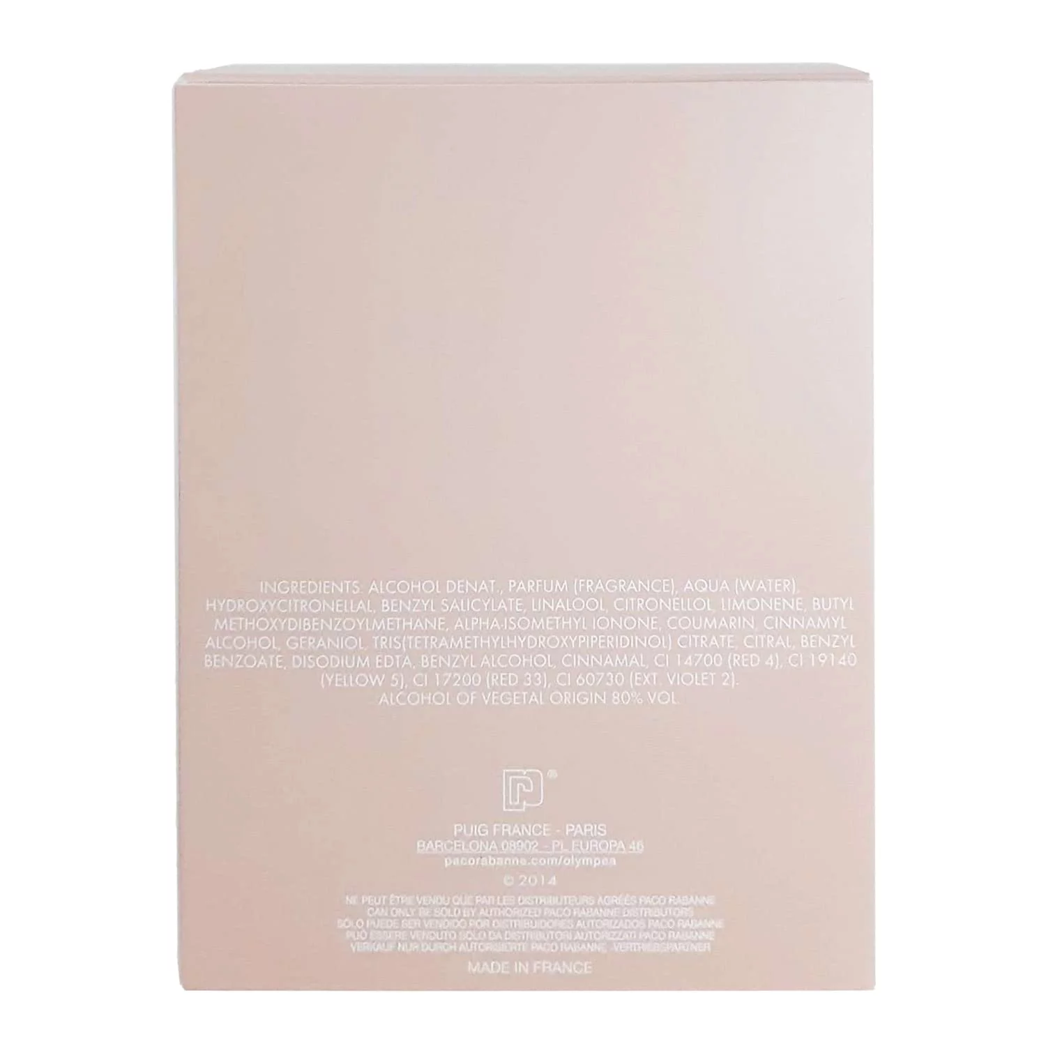 PACO RABANNE OLYMPEA LADIES- EDP SPRAY 1.7 OZ