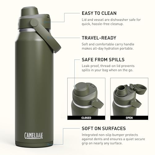 CamelBak Thrive Chug Insulated Stainless Steel Water Bottle Sky Blue, 32oz