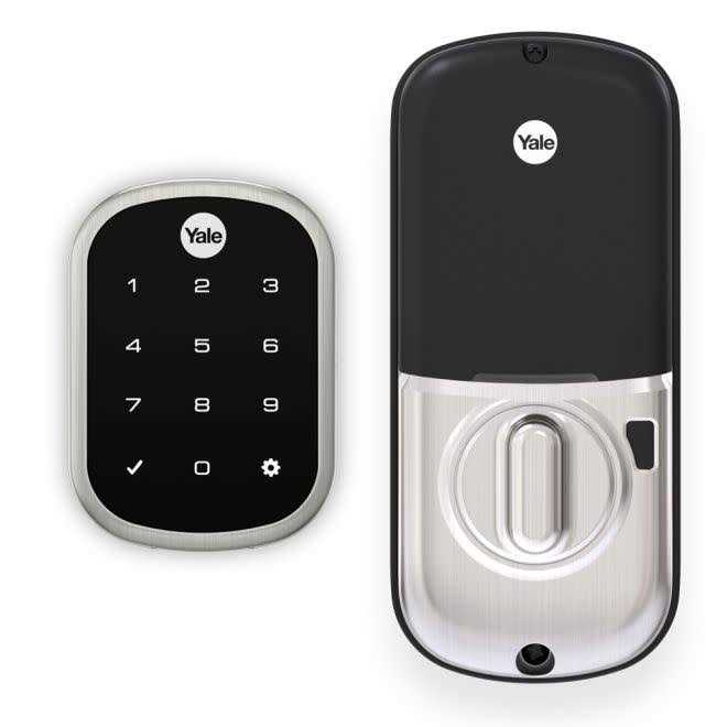 Yale Yrd256-ZW Real Living Slim Keyless Deadbolt with Touchscreen Keypad and Bluetooth with Z Wave - Shop Hardware Tools Online Store