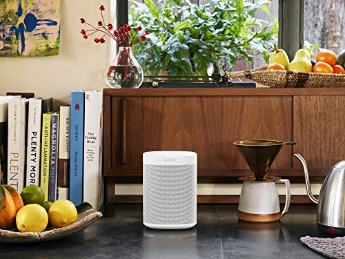 Sonos One (Gen 2) - Voice Controlled Smart Speaker with Amazon Alexa Built-In - White, Model:ONEG2US1