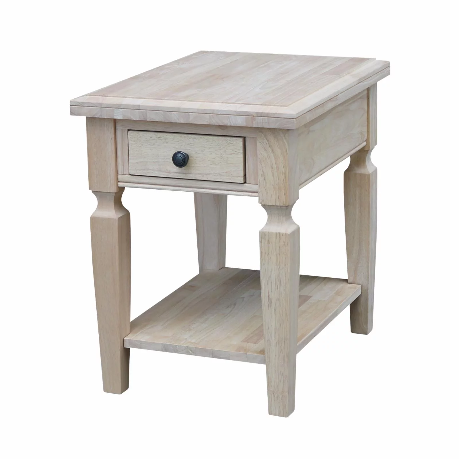 Vista End Table Distressed Hickory/Stone Finish