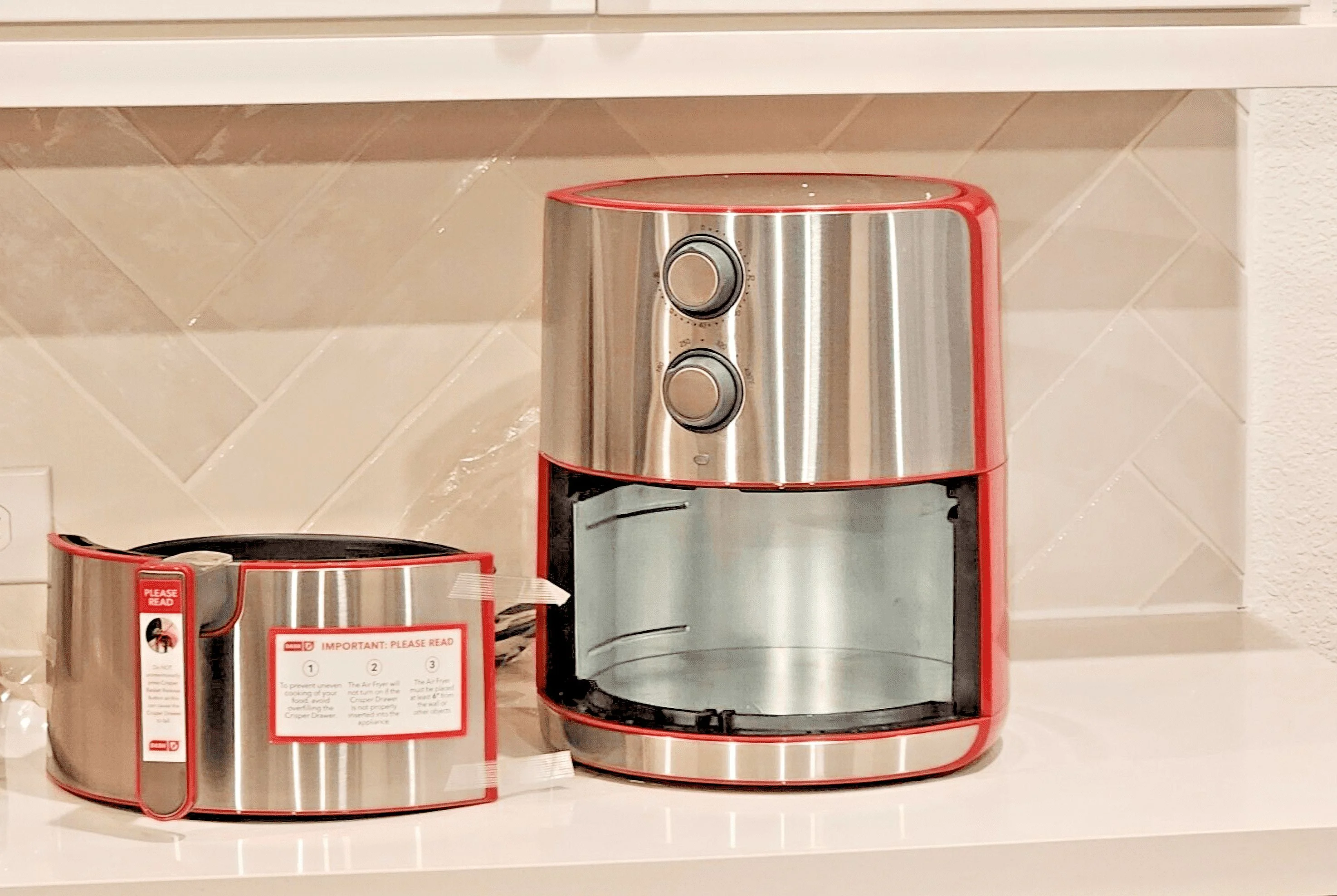 DASH Chef Series 5Quart Nonstick Air Fryer with AirCrisp Technology