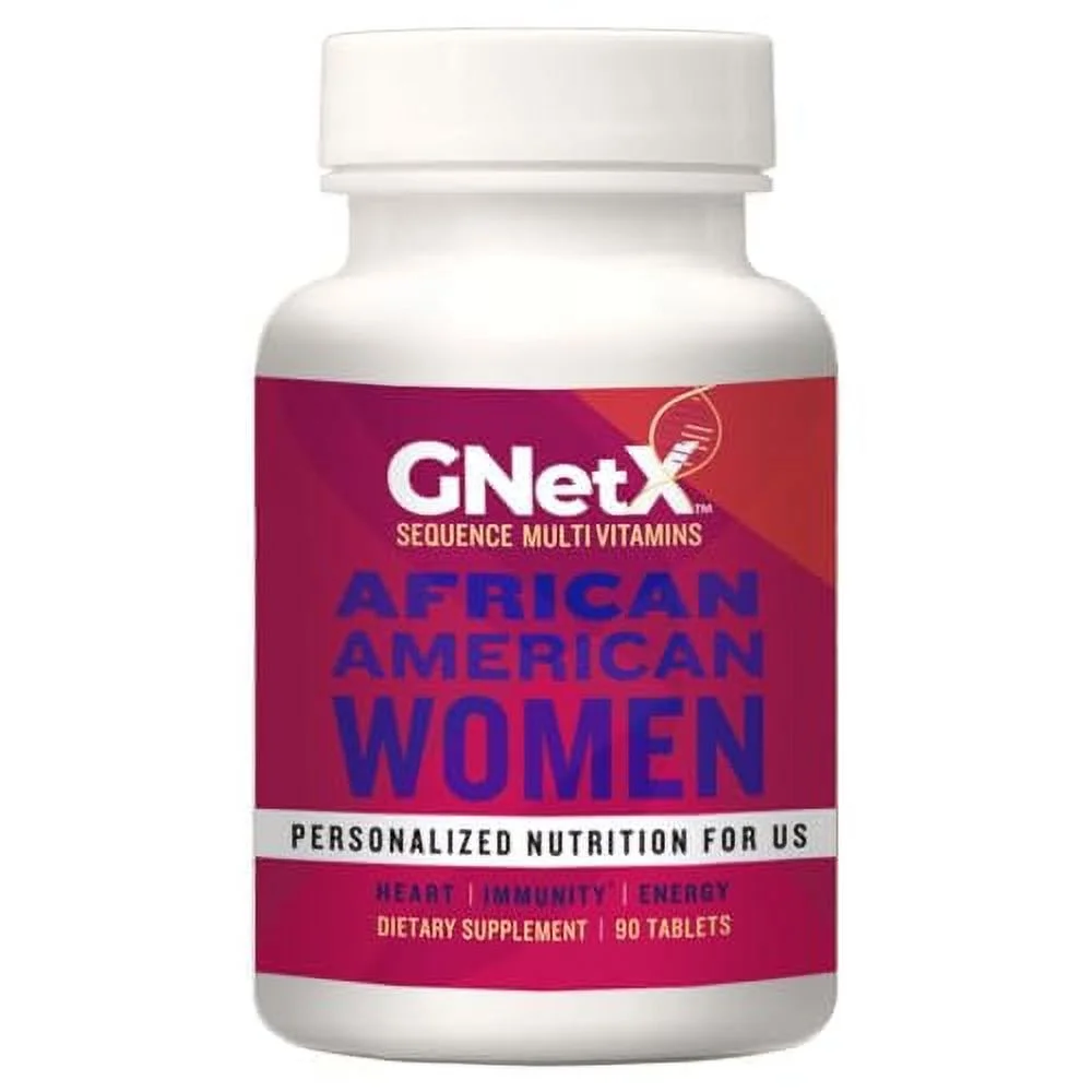 GNetX Sequence Multivitamins for African American Women - Powerful Formula with Vitamin C, Zinc, and Vitamin D for Immune Support and Heart Health