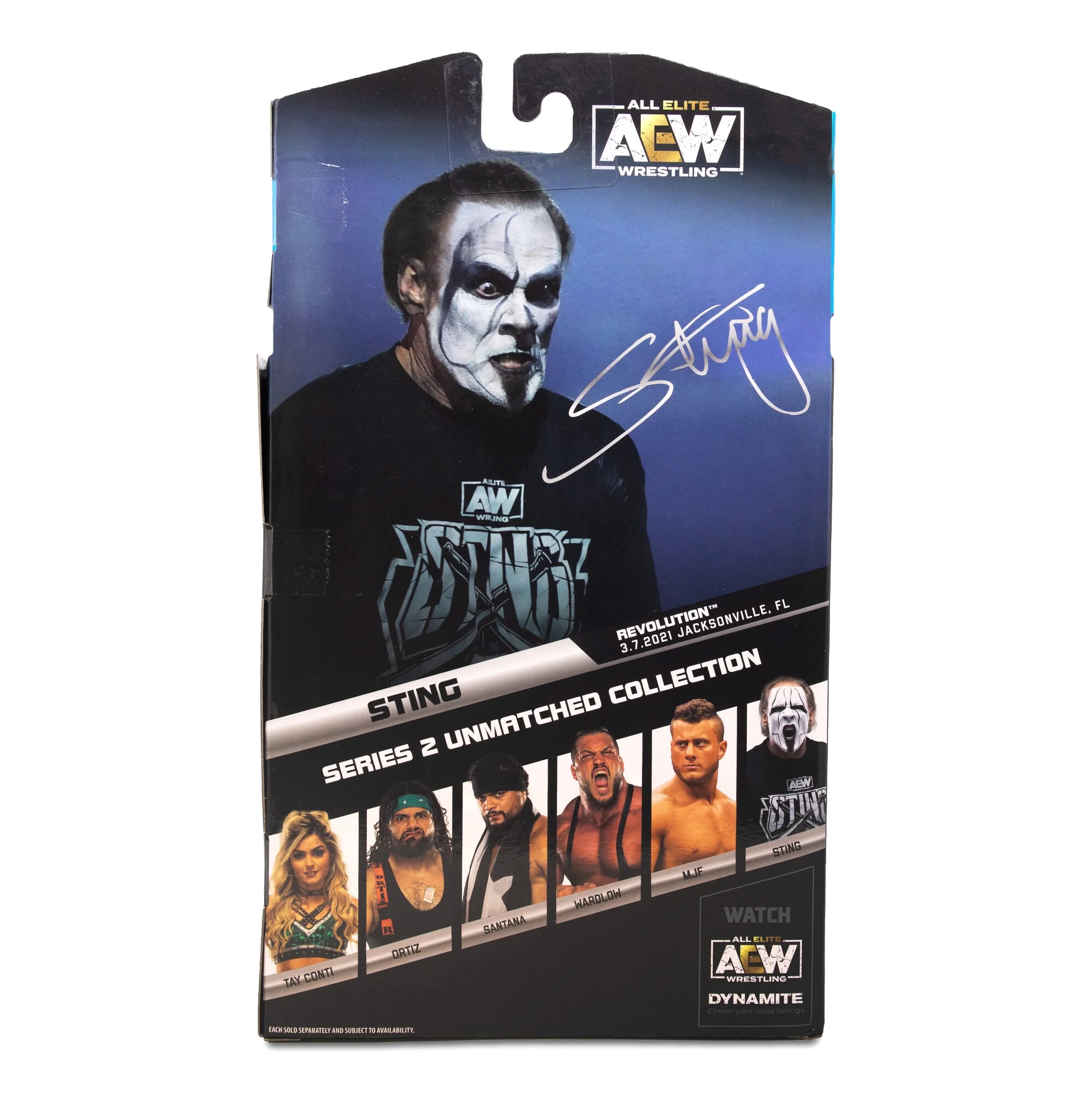 All Elite Wrestling 1 Figure Pack Unmatched Figure Sting