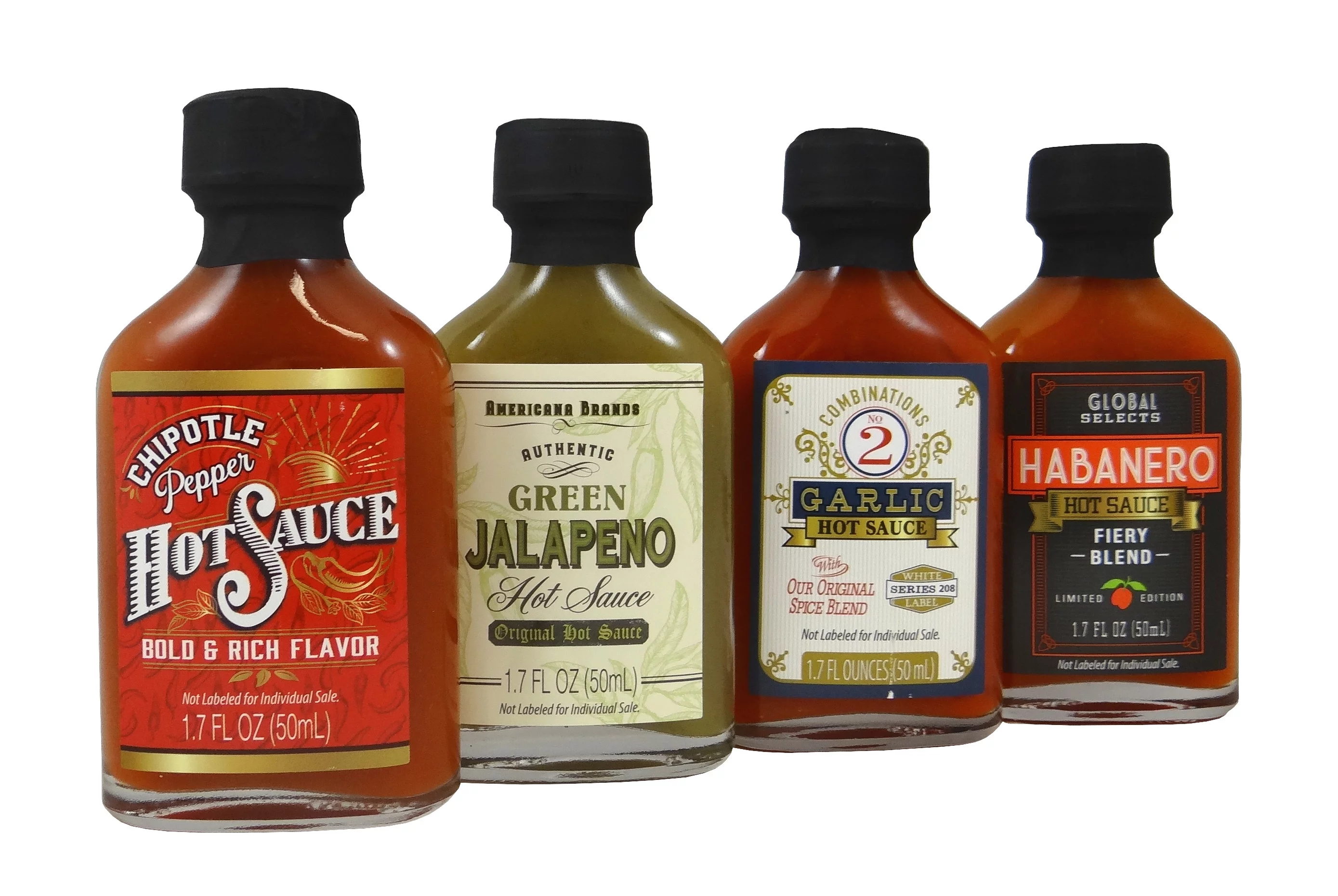 The Culinary Pepper Co. Limited Edition 4 Pack Hot Sauce Gift Set, 6.8 fl oz, 1 ct