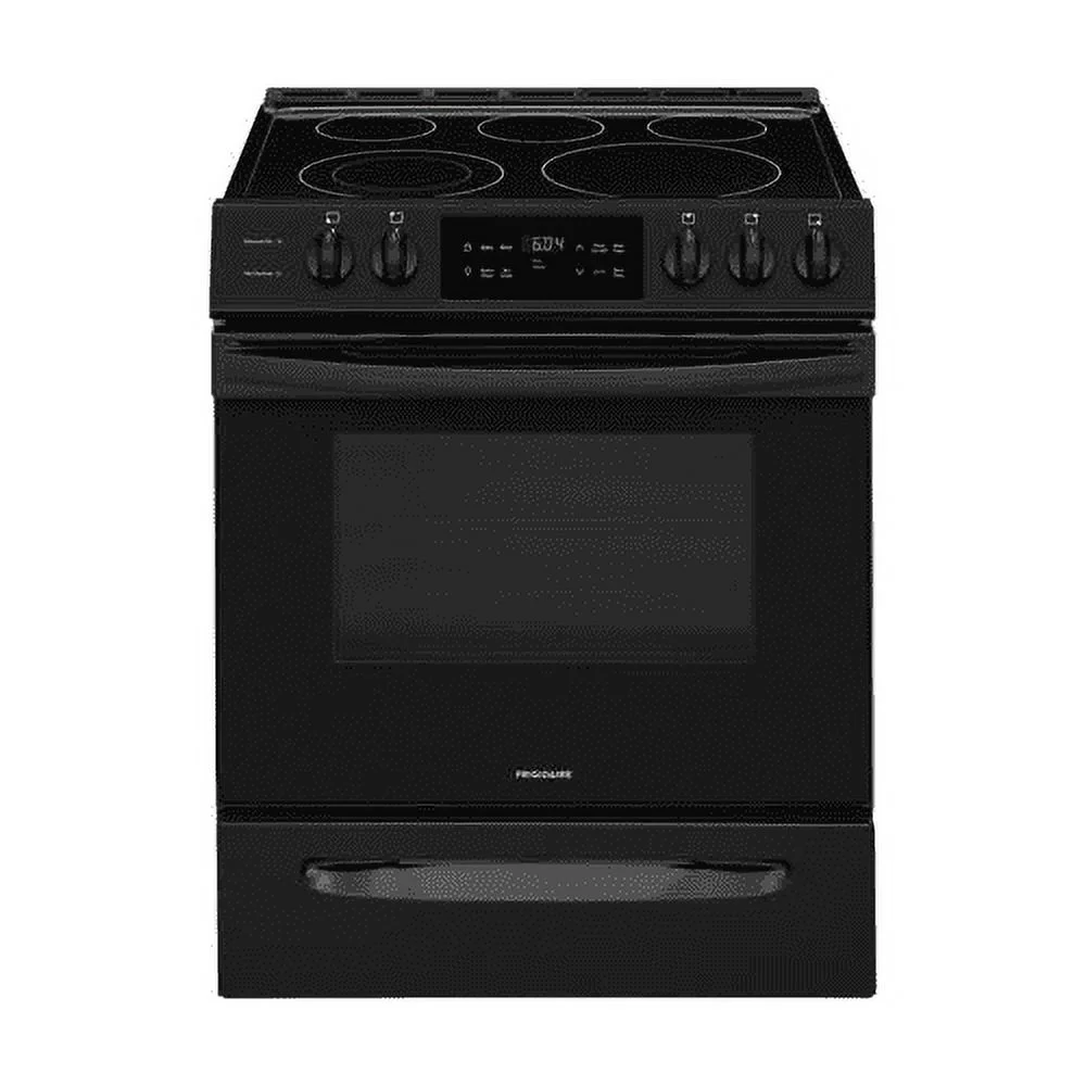 Frigidaire FFEH3054UB - Range - freestanding - niche - width: 30 in - depth: 24 in - height: 36 in - with self-cleaning - black