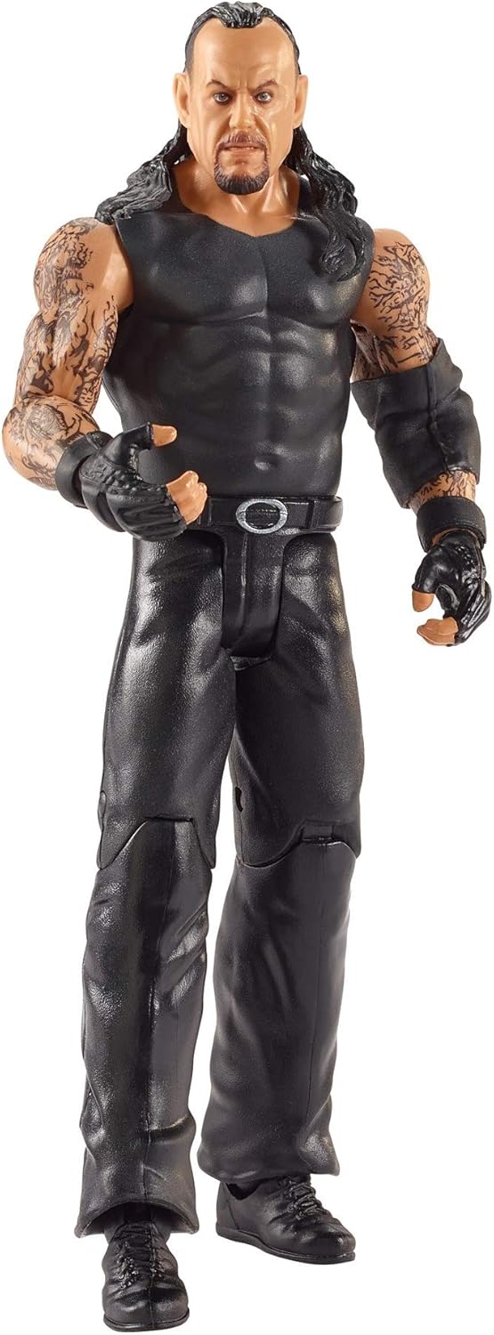 WWE Undertaker Action Figure, Posable 6-in Collectible for Ages 6 Years Old & Up