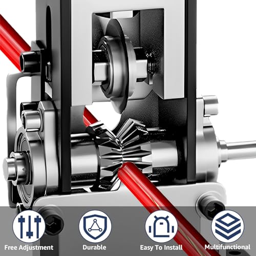 Manual Wire Stripper Machine, 0.06''-0.98'' Scrap Copper Wire Stripping Machine with Hand Crank or Drill Powered, Copper Wire Peeler Machine, Portable Aluminum Frame Wire Peeler