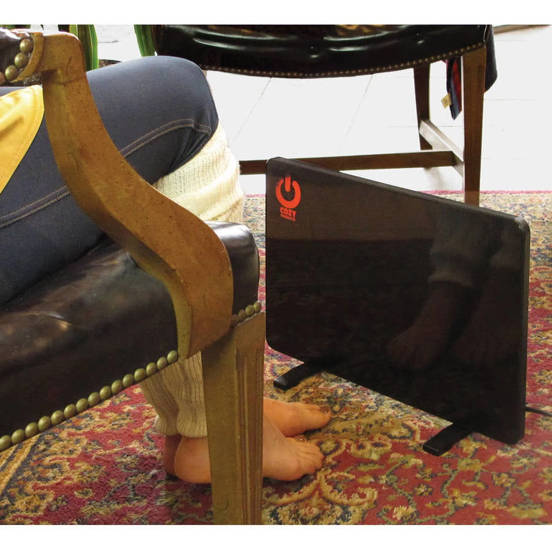 Cozy Legs Personal Desk Office Space Heater, 200W, Black