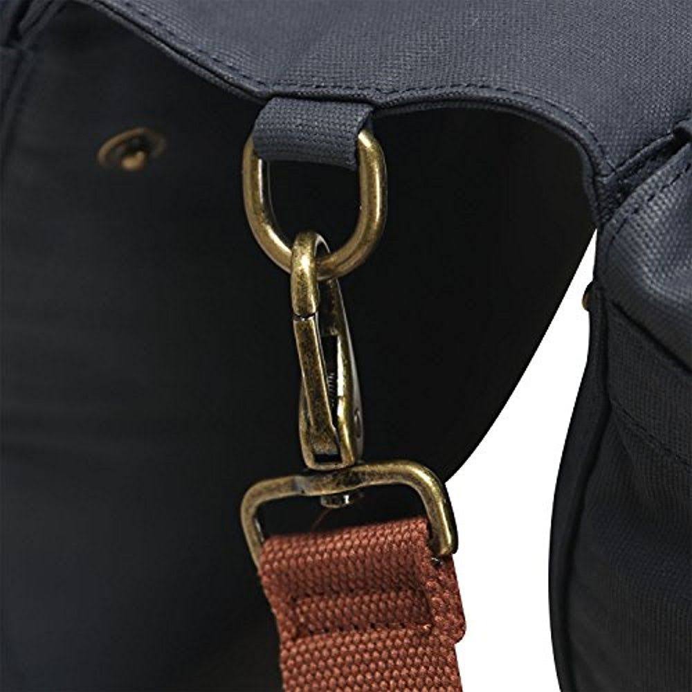 Tourbon Waterproof Canvas Bike Pannier Bag Folding Bicycle Rear Seat