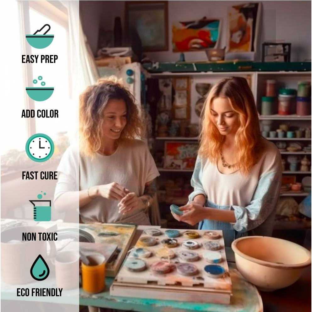 Eco Stone Eco Casting Set Non-Toxic Plaster of Paris Powder Alternative