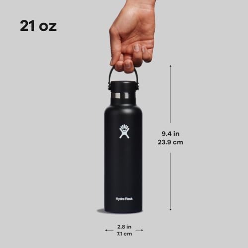 Hydro Flask 21 Oz Standard Flex Cap Black
