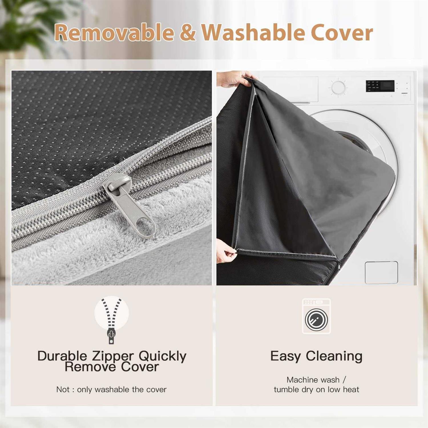 WNPETHOME Orthopedic Dog Beds for Large Dogs Extra Large Waterproof Dog Bed with Removable Washable Cover & Anti-Slip Bottom - Pet Supplies online store