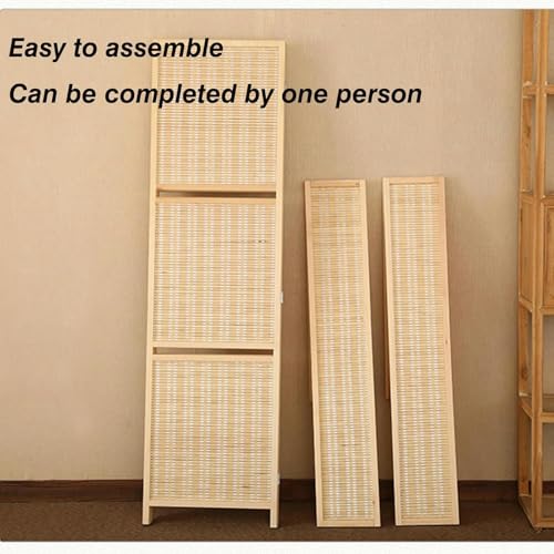 3/4/ 5/6 Panel Room Divider Screen, Folding Privacy Screen with Display Stand, Bedroom Office Bedroom Freestanding Room Screen Divider