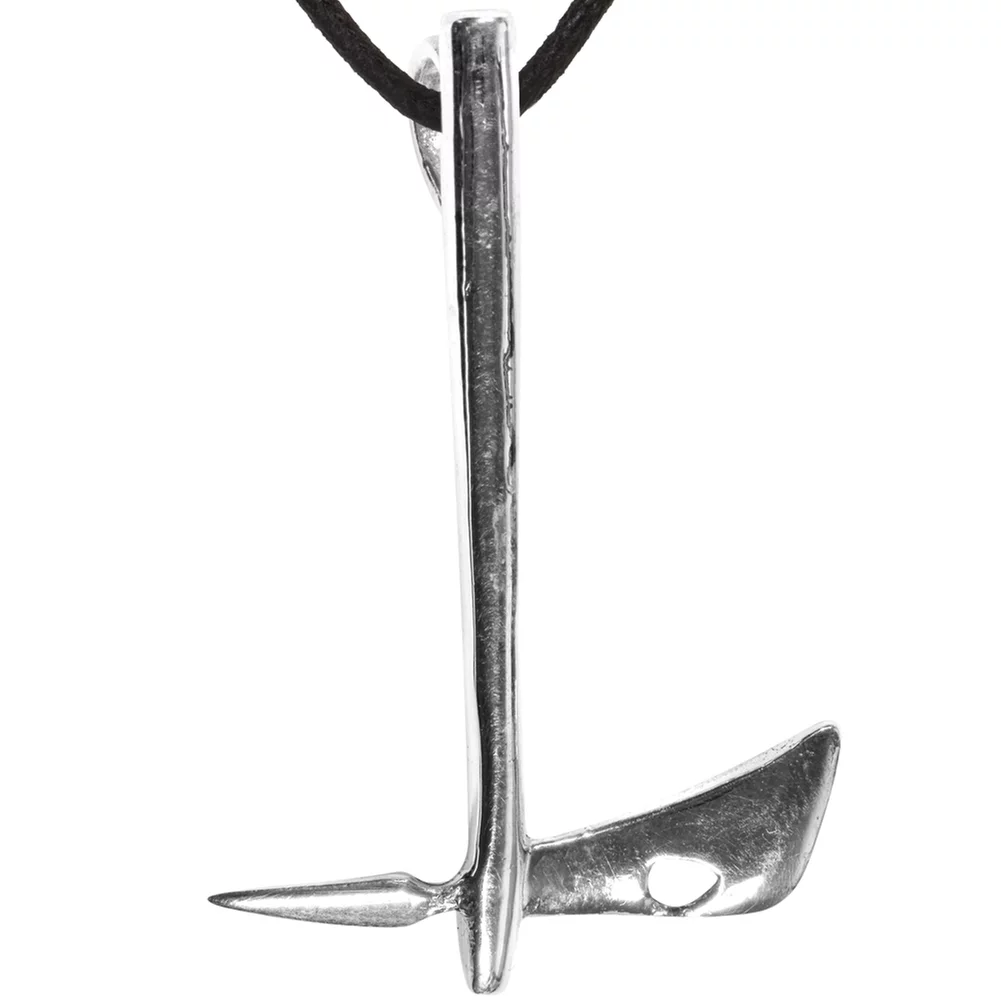 Large Tomahawk Silver Pendant