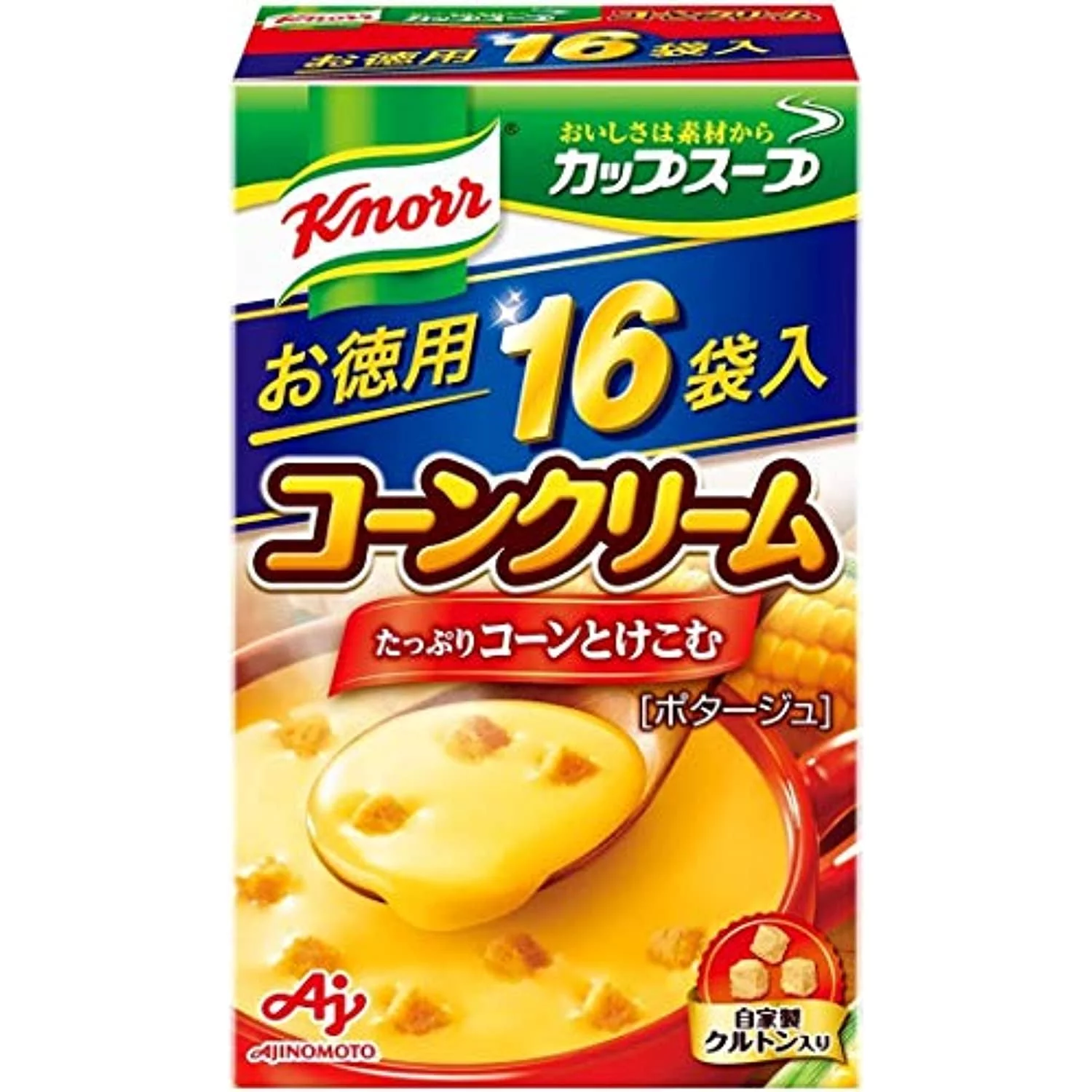 Knorr Cup Soup Corn Cream 16 Bags Japan Edition