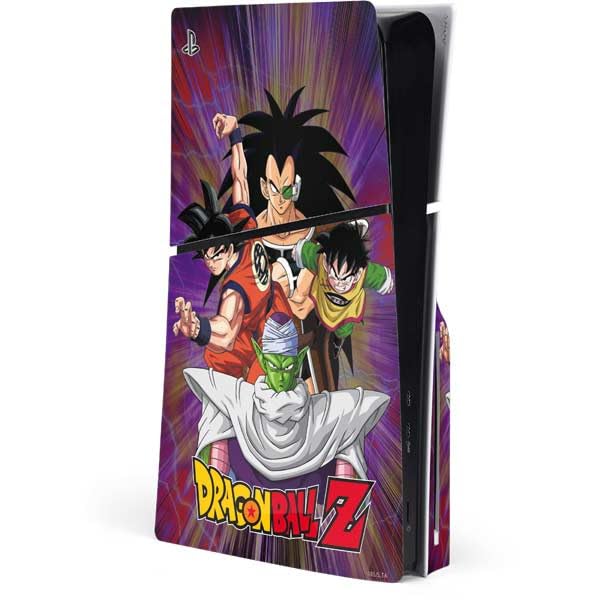 Skinit Decal Gaming Skin Compatible with PS5 Slim Disk Console - Officially Licensed Dragon Ball Z Goku Iconic Kanji Symbol Design