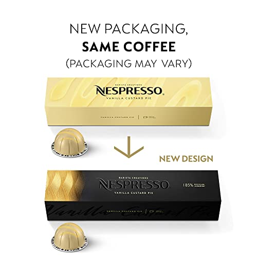 Nespresso Capsules Vertuo, Barista Flavored Pack, Medium Roast Coffee, 30 Count Coffee Pods, Brews 7.77 fl. oz