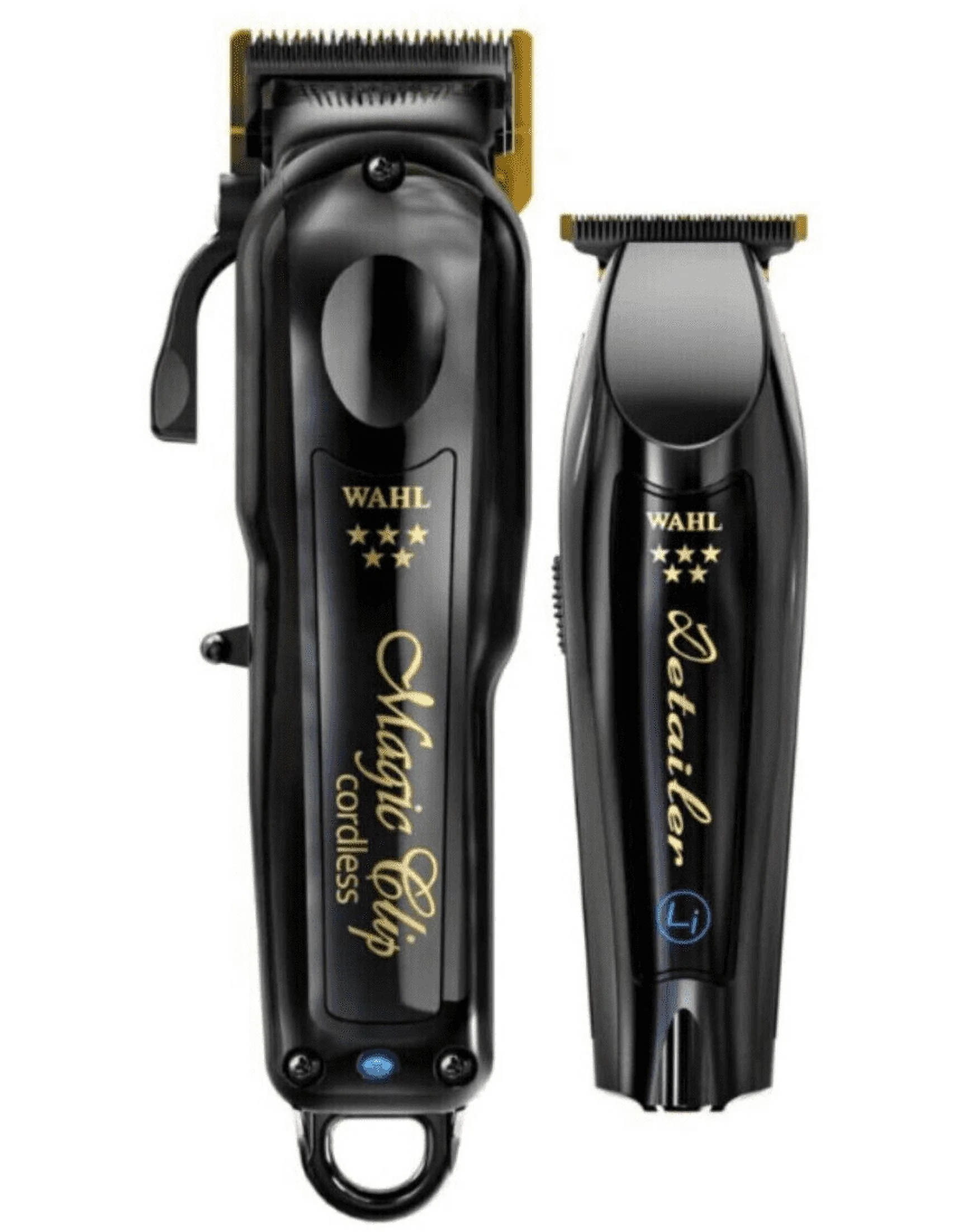 Wahl Cordless Barber Combo Black Magic Clip Clipper & Detailer Trimmer - NEW
