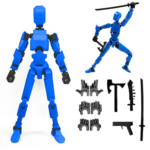 2025 New Assembly Completed-Titan 13 Action Figure,Dummy Robot 13 Action Figures Set,3D Printed Multi-Jointed Action Figures,Nova 13 Action Figure for Collectors Desktop Decorations (9pcs)