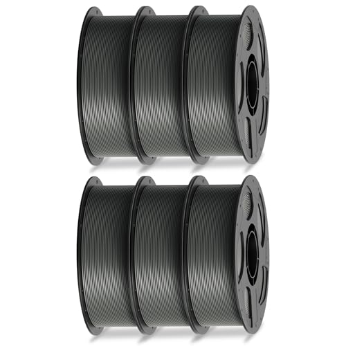 ANYCUBIC High Speed 3D Printer Filament 1.75mm Bundle, Rapid PLA Filament with High Prints Quality, Dimensional Accuracy +/- 0.02mm, Print with Most FDM 3D Printers, 1KG Spool, 2KG Blue + Bright Red