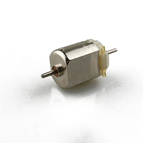 Mini electronic starter Toy Car Kit, 3V 6V Brushless Small Dc electronic starter, 130 Dc electronic starter, Drone Mini Motors, Strong Magnetic Carbon Brush electronic starter Dual Axis DIY Engine ( C