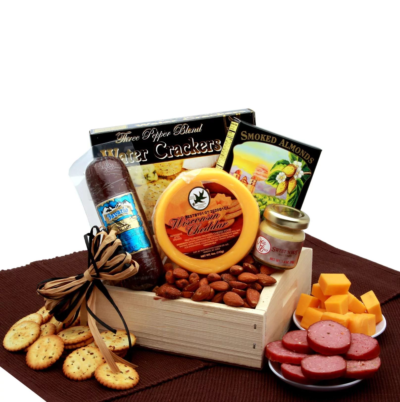 Wisconsin's Finest Gourmet Meat and Cheese Gift Basket