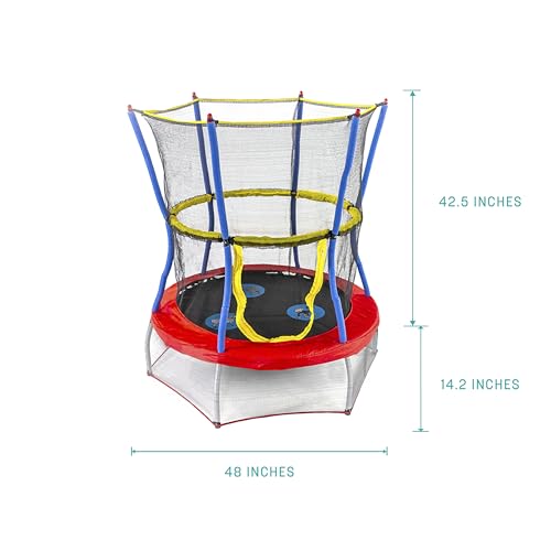 Skywalker Trampolines Mini Trampoline with Enclosure Net