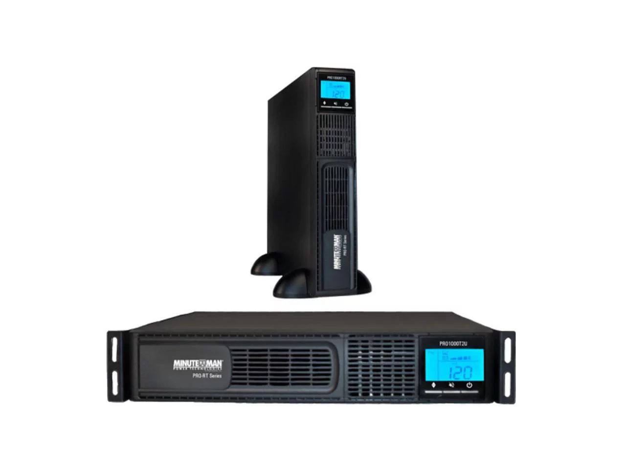 Minuteman PRO-RT PRO1000RT2U 1000VA Tower/Rack/Wall Mountable UPS - 700W