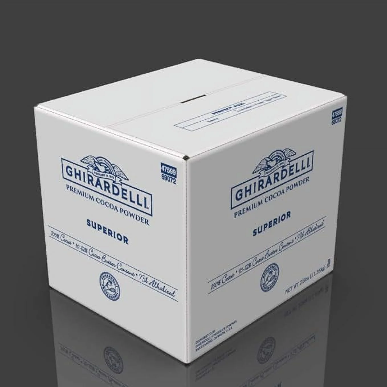 Ghirardelli Chocolate Superior Cocoa Powder, 25-Pound Box