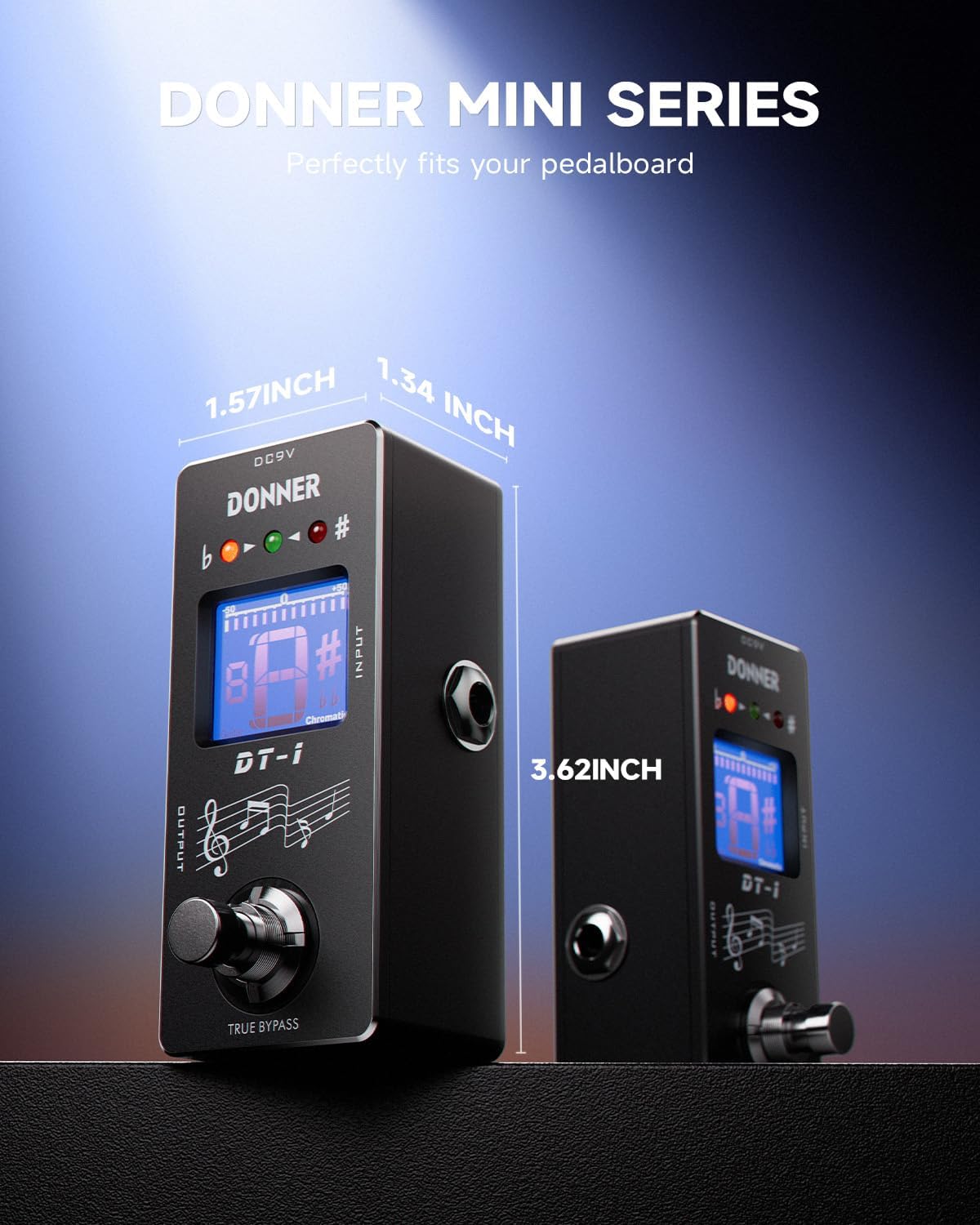 Donner Tuner Pedal-Guitar Wah Pedal