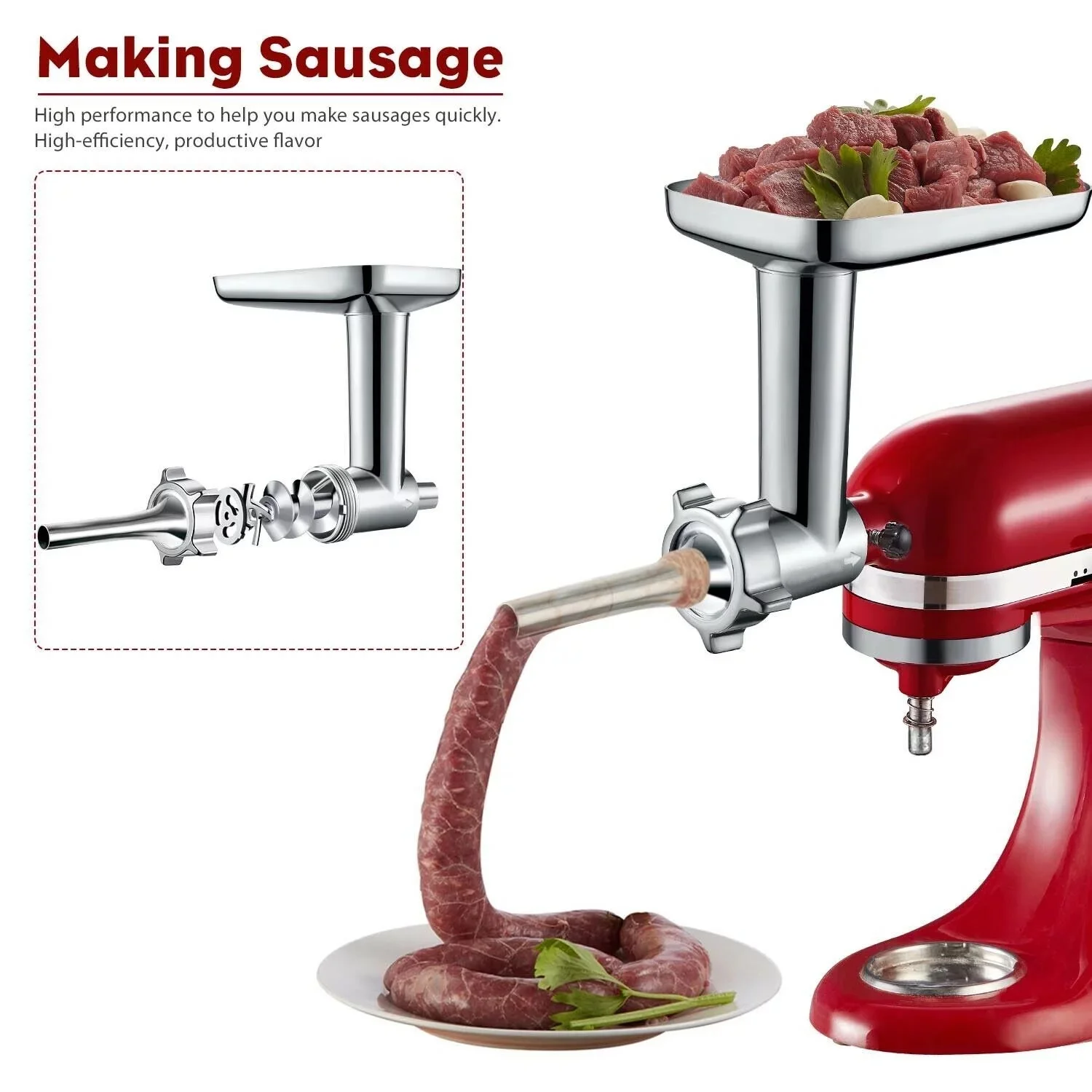 Meat Grinder Attachment for KitchenAid Stand Mixers